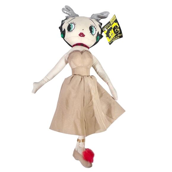 Vintage Betty Boop Plush Dolls Lot Of 10 Christmas Cowgirl Red Pink Dress Groovy - Picture 6 of 16